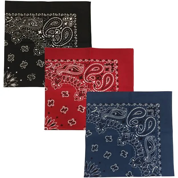 accessory USA Made Paisley Bandana Set of 3 Etsy - Seller $16.95