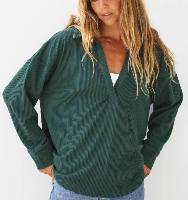 sleeveless top Valley Rib Polo Glyder $84