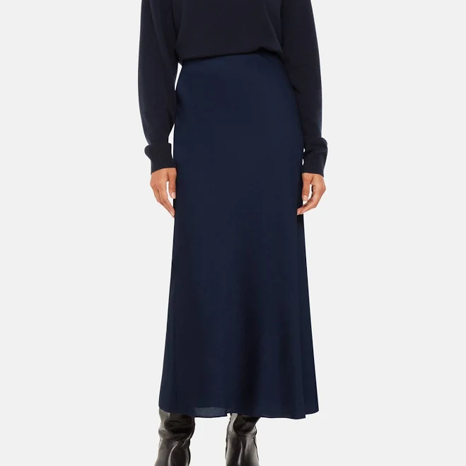 skirt Whistles Women's Satin Bias Cut Skirt Whistles UK $119