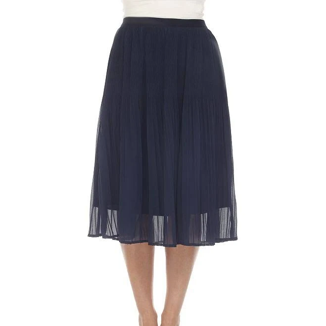 skirt White Mark Women's Pleated Chiffon Midi Skirt Kohl's $26.4