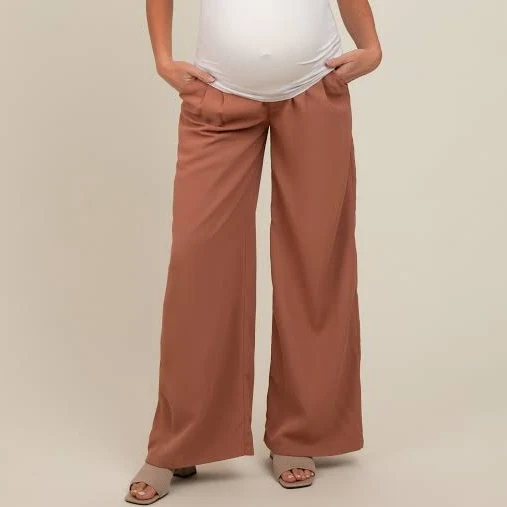 pants Wide-Leg Maternity Trousers PinkBlush Maternity $73