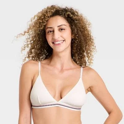 top Wild Fable Women's Cotton Rib Triangle Bralette Target $10