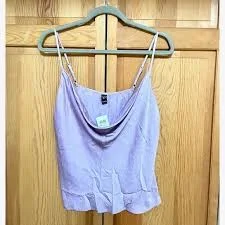 top Windsor Lavender Cami Adjustable Strap Satin-Like Top, Size M Poshmark $16