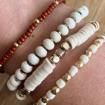 accessory Women's Boho Beaded Bracelet Set Etsy - Seller $30