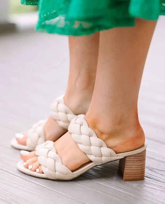 shoes Women's Braided Heels The Mint Julep Boutique $46