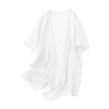 outerwear Women's Casual Loose Open Front Sheer Chiffon Cardigan Walmart - Cxenplz $9.99