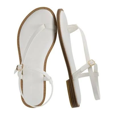 shoes Womens Cushionaire Life Strappy Flat Sandals Minimalist Toe Loop Sandal with Softly Contoured Memory Foam Footbed Target $34.99