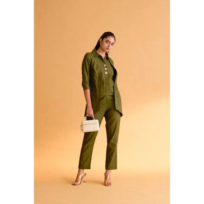 matching set Women's Emilia Top with Pant Co-Ord's Nykaa Fashion $186