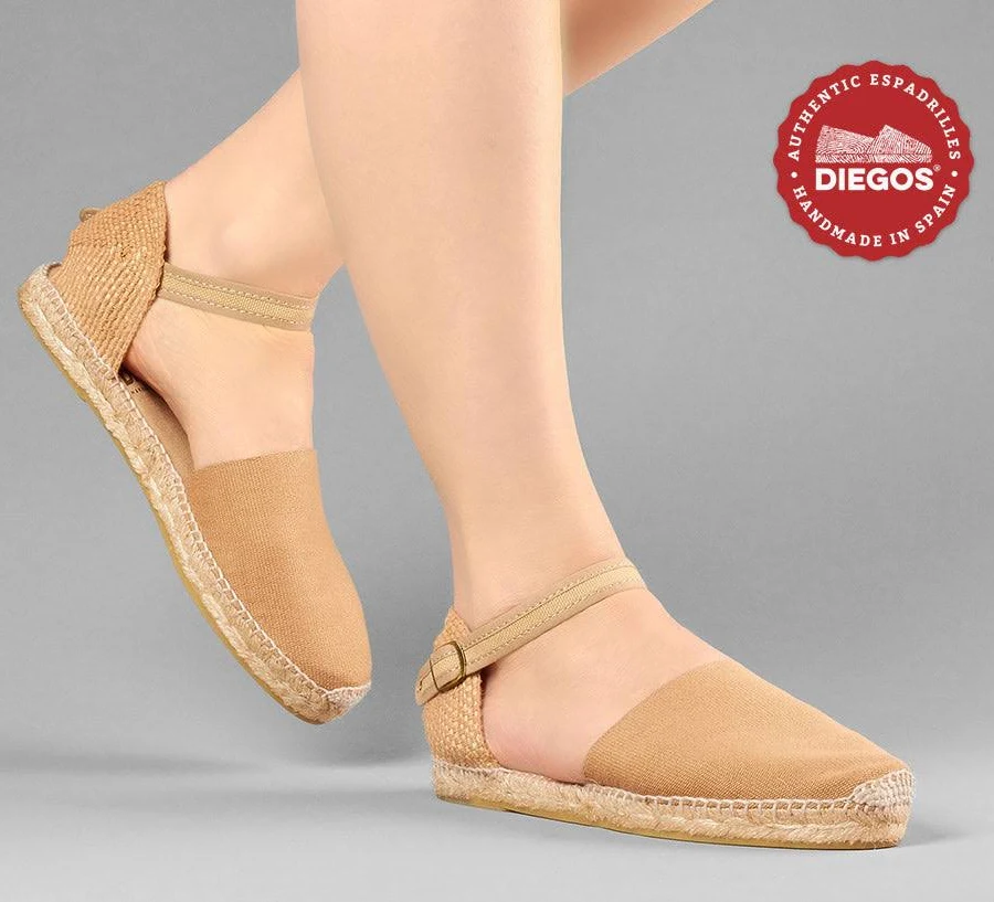 shoes Women's Flat Espadrilles with Ankle Strap diegos.com $51.3