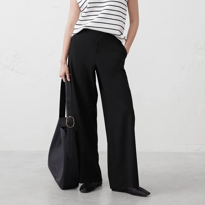 pants Women's Hayden Wide-Leg Pant Banana Republic Factory $50