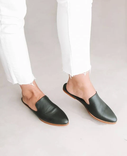shoes Women's Leather Mules Liberté Leather $108