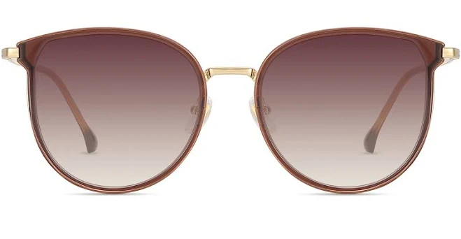 accessory Women's Oversized Round RX Sunglasses Firmoo Optical $27