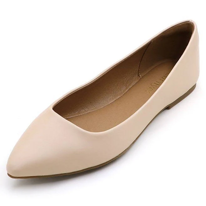 shoes Women's Pointed Toe Ballet Flats - Classic Everyday Comfort Shoes, Size: 9, Beige Kohl's $34.99