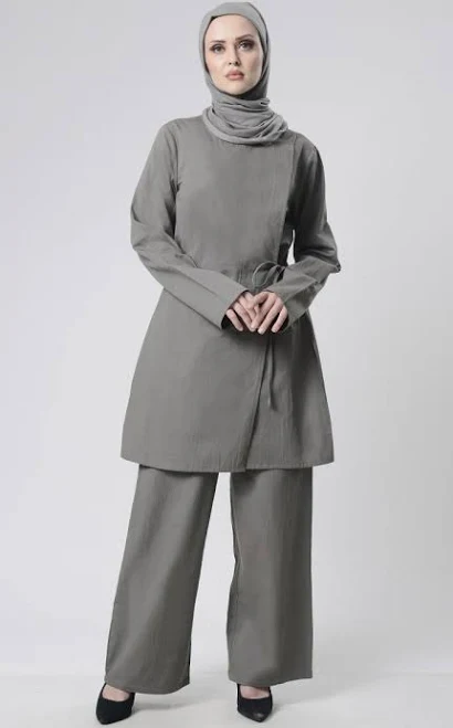 outfits Wrap Tunic with Pants Set EastEssence.com $34.99