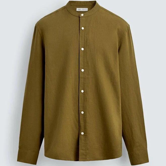 matching set Zara Men's Linen Cotton Shirt Zara USA $59.9