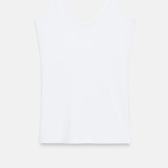 bottom Zara Rib Knit Tank Top Zara USA $19.9