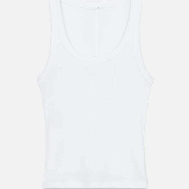 top Zara Ribbed Sleeveless Top Zara USA $12.9
