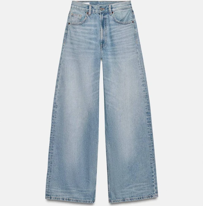 bottom Zara Trf Extra Wide Leg High Waist Jeans Zara USA $69.9