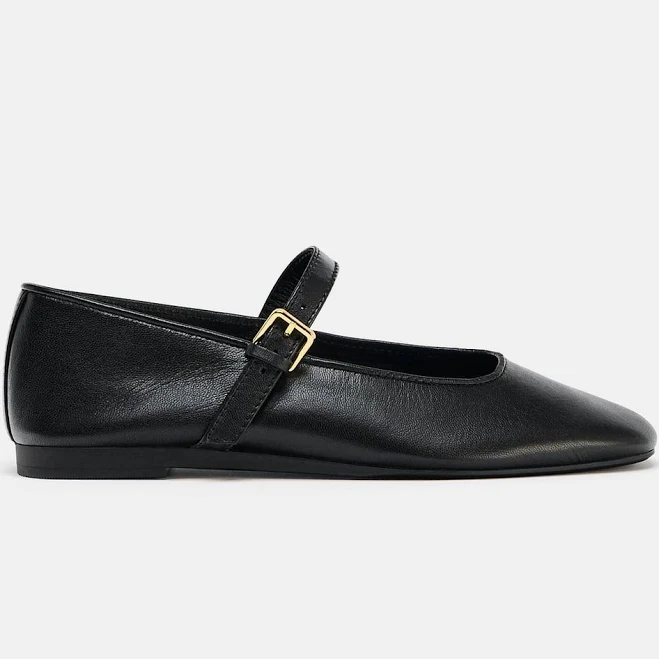 shoes Zara Women's Leather Ballet Flats Zara USA $59.9