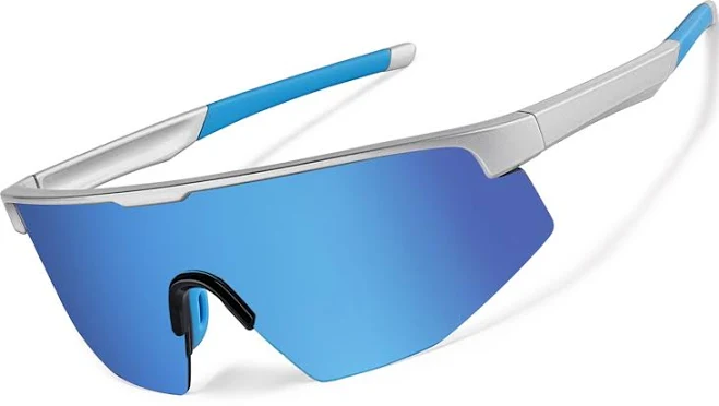 accessory Zenni Sporty Sunglasses Blue Mirror Zenni Optical $29.95