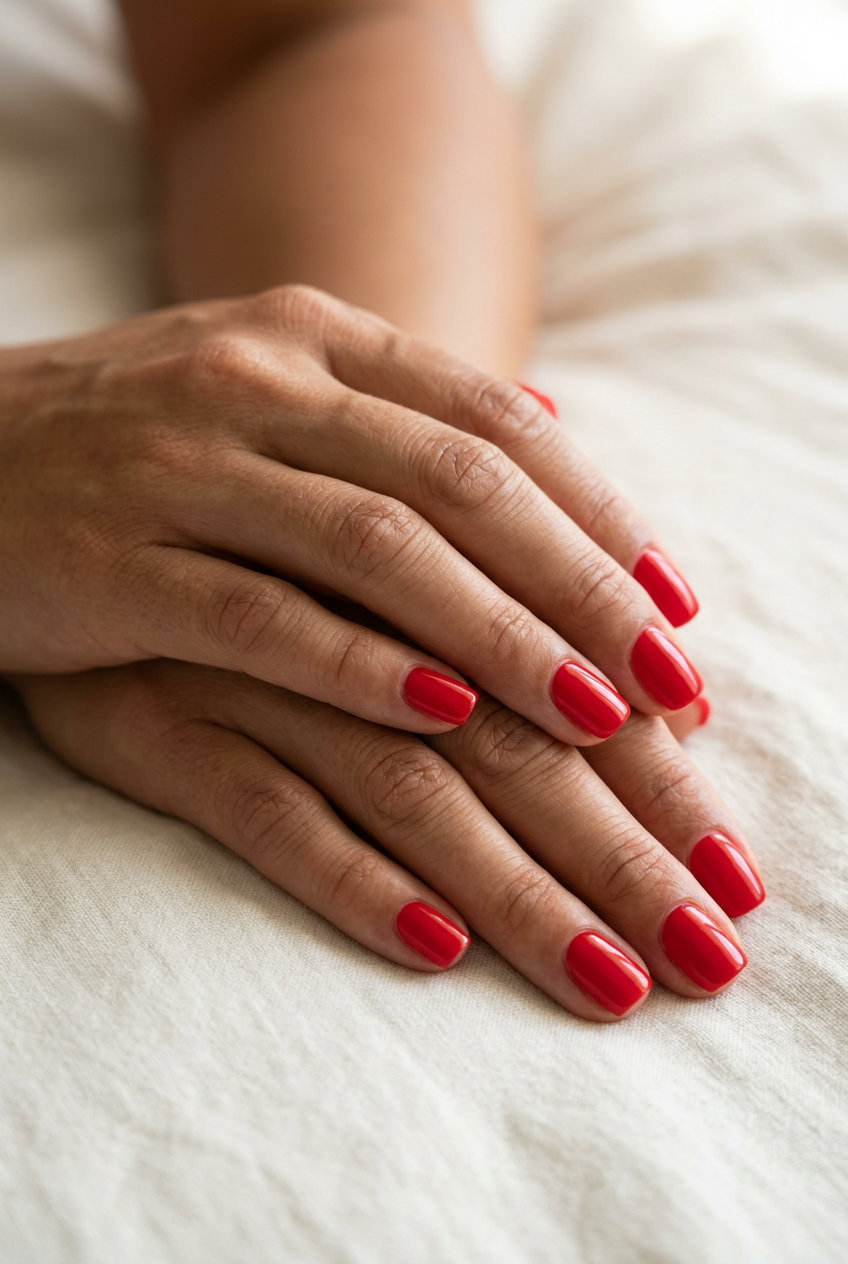 Tropical Sunset Ombre nails: vibrant orange, pink, and yellow gradient for vacation and fun summer nails 2026.