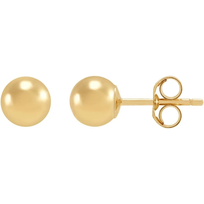 accessory 10K Yellow Gold Ball Stud Earrings Macy's $120