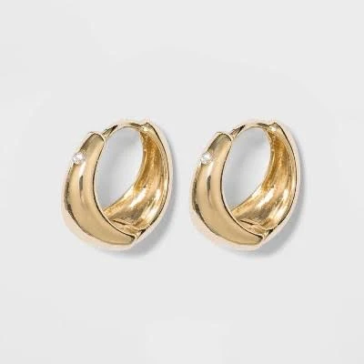 accessory A New Day Gold Hoop Earrings Target $6.39