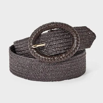 accessory A New Day Straw Woven Stretch Belt Target $22