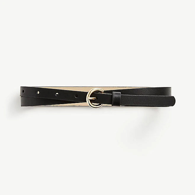 accessory Ann Taylor Women's Skinny Leather Belt Ann Taylor $23.7