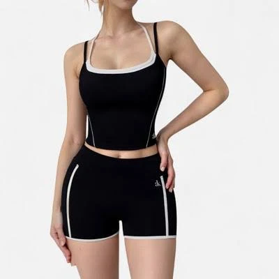 top Anna-Kaci Women's Cropped Tank Top with Contrast Trim Target $38.99