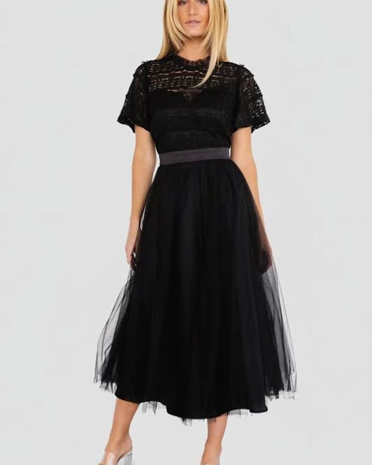 dress Baltic Born Darcy Lace & Tulle Midi Dress Baltic Born $129
