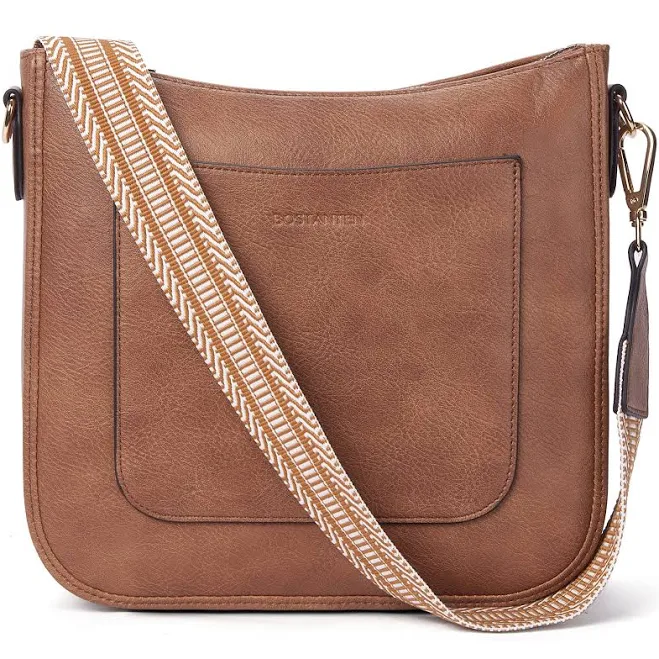 bag Bostanten Vegan Leather Hobo Crossbody Bag with Guitar Strap Bostanten $49.99