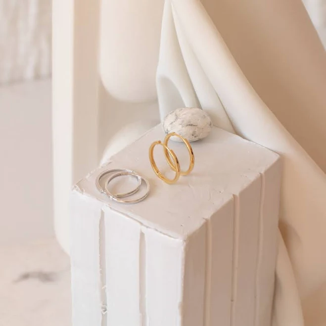 accessory Caitlyn Minimalist Minimalist Everyday Classic Hoop Earrings Caitlyn Minimalist $21.7