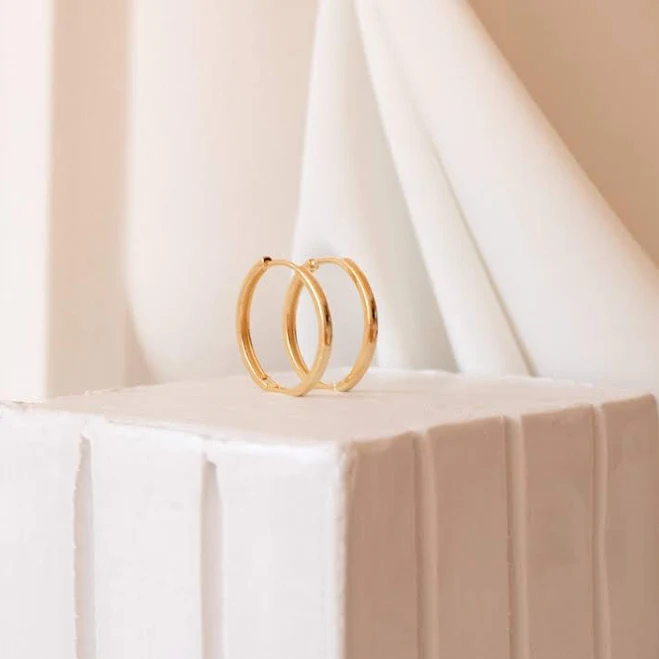 accessory Caitlyn Minimalist Minimalist Everyday Classic Hoop Earrings Caitlyn Minimalist $21.7