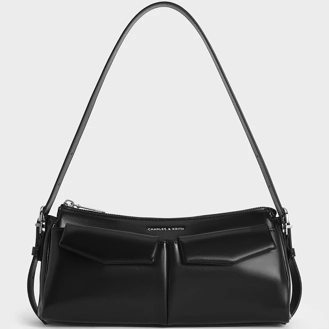 bag Charles & Keith Rachel Front-Pocket Chain Shoulder Bag charleskeith.com $109