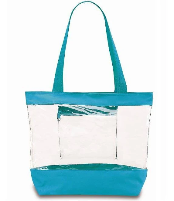 bag Clear Zipper Tote Bag Clear Handbags and More $10.99