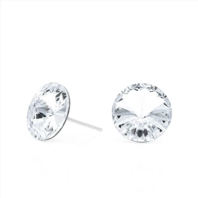 accessory Dainty Swarovski Crystal Stud Earrings Etsy - Seller $19.59