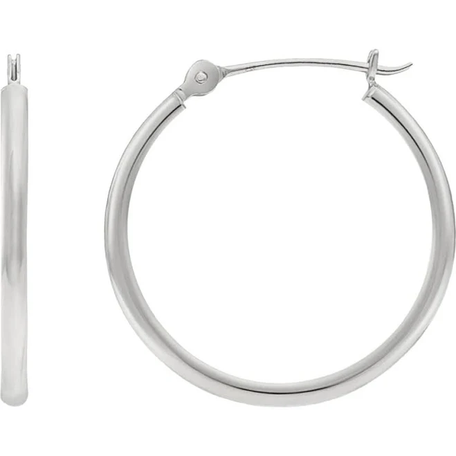 accessory Donatello Gian Sterling Silver Hoop Earrings Nordstrom $34.99