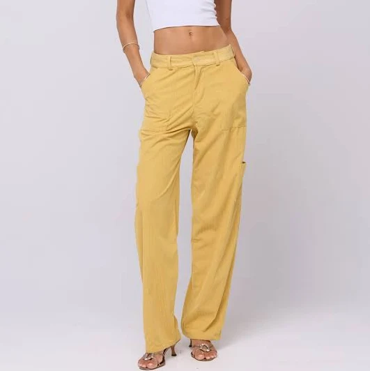 cargo pants Elsa Cargo Pant in Mustard Medium / Mustard RESA $60