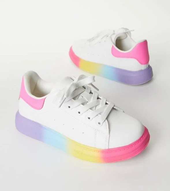 shoes FabKids Rainbow Platform Sneaker FabKids $17.6