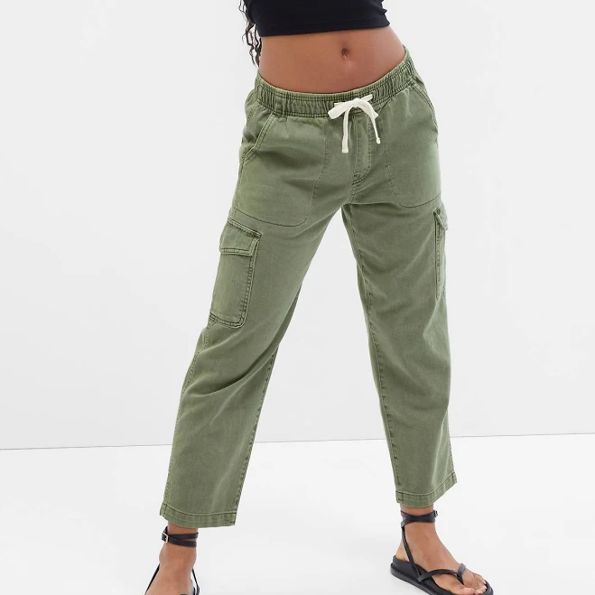 cargo pants Gap Women's Mid Rise Easy Cargo Jeans Gap Factory $35