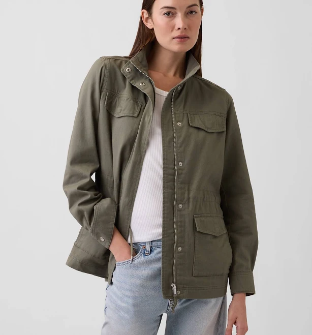 outerwear Gap Women's Utility Jacket Gap Factory $47.99