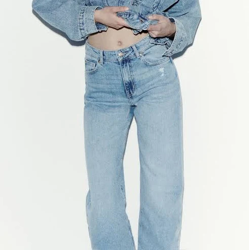 jeans H&M Ladies Harper High Rise Wide Leg Jeans H&M $34.99