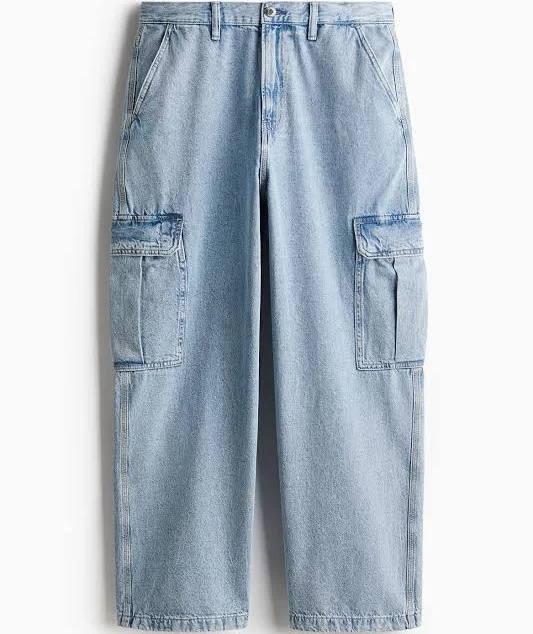 cargo pants H&M Men's Loose Cargo Jeans H&M $32.99