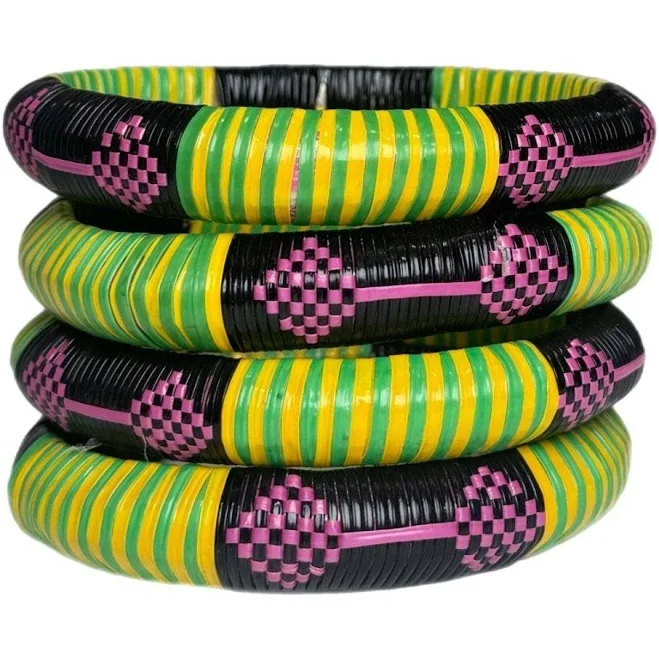 accessory Handmade African Woven Bangle Set Trufacebygrace $39