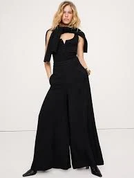 pants High-Rise Wide-Leg Crepe Palazzo Pant gap.com $109.97