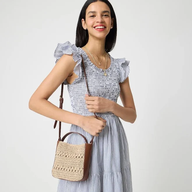 bag J.Crew Women's Woven Crossbody Mini Tote Bag J.Crew Factory $39.5