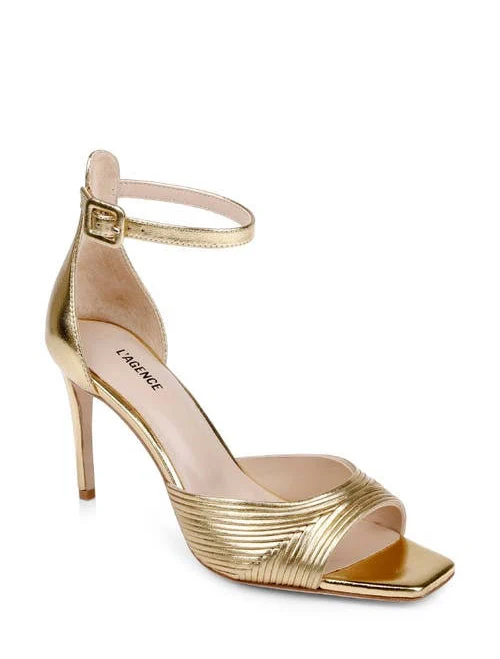 shoes L'Agence Women's Cici Metallic Leather Sandals Nordstrom $395