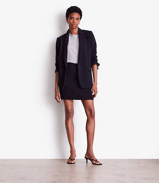 blazer Loft Women's Versa Crepe Drape Blazer LOFT $68