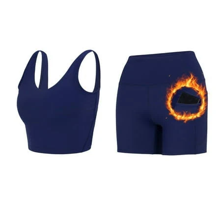 matching set M&M Scrubs Women's Seamless Ribbed Workout Sets Walmart - M&M Scrubs Dist Inc $26.99